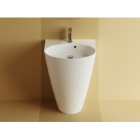 Умивальник UM 0011 FS 550С сніжно білий MARMITE